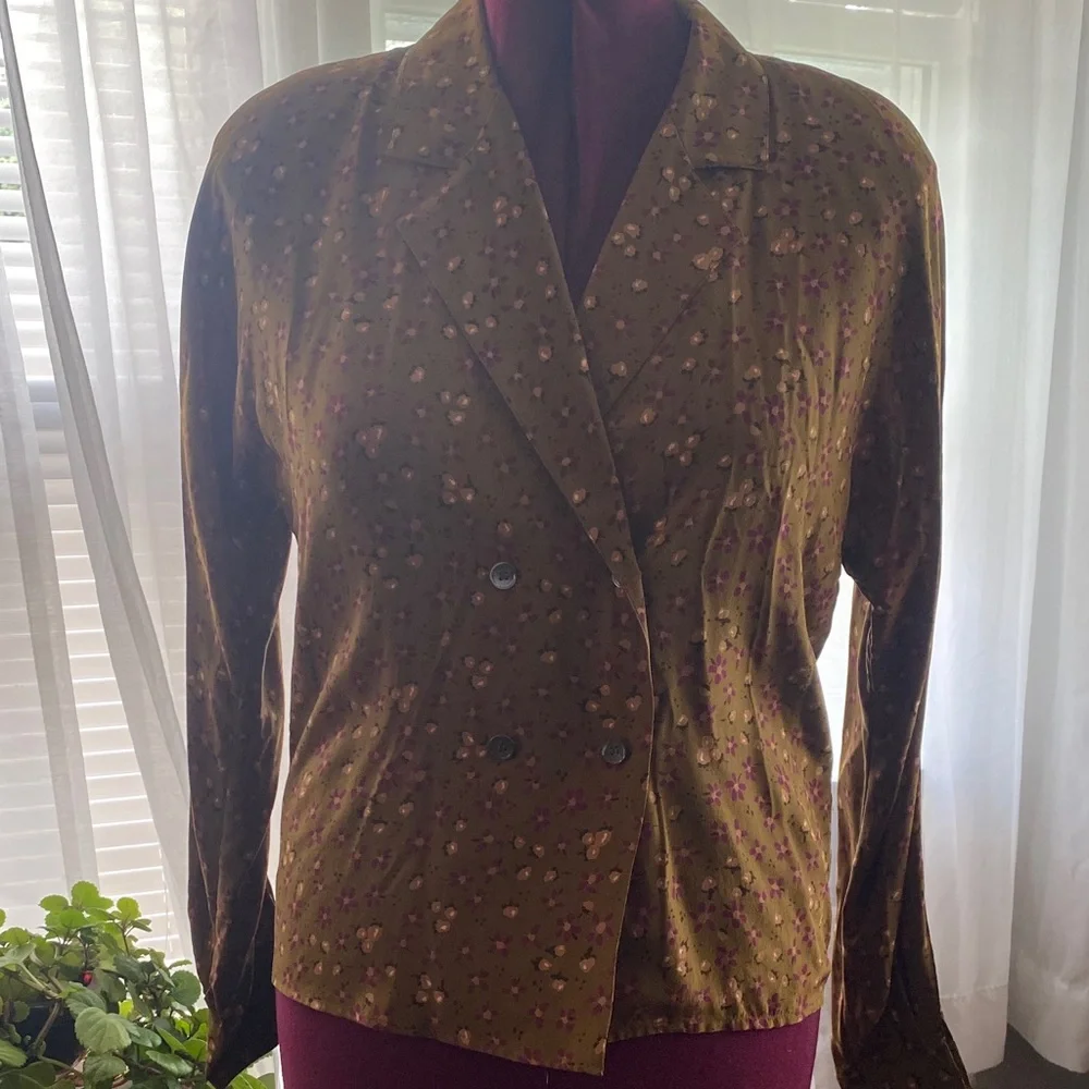 Dior Floral Double-Breasted Blazer